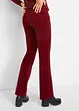 Pantalon en velours côtelé extensible, Bootcut, bonprix