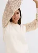 Pull avec manches à sequins, bonprix