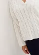 Pull à motif torsadé, bonprix