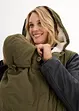 Parka de grossesse et de portage doublée peluche, bonprix