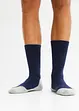 Lot de 3 chaussettes de tennis chaudes avec semelle en doublure éponge, bonprix