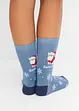 Lot de 4 paires de chaussettes avec ruban en satin, bonprix