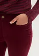 Pantalon Flare en velours côtelé extensible avec taille haute confortable, bonprix