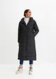 Manteau long matelassé avec capuche, bonprix