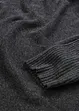 Gilet en maille à franges en laine mérinos, bonprix