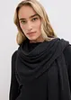 Gilet en maille à franges en laine mérinos, bonprix