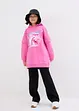 Sweat-shirt oversize à capuche pour fille, bonprix