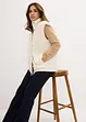 Gilet sans manches réversible en polaire aspect peluche, bonprix