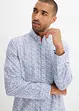 Chemise manches longues à col boutonné, bonprix