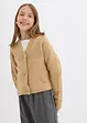 Gilet en maille bouclée fille, bonprix