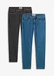 Lot de 2 jeans extensibles Regular Fit Straight, bonprix