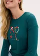 T-shirt avec motif de Noël, bonprix