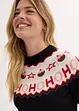 Pull avec motif de Noël, bonprix