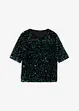 T-shirt à sequins, bonprix