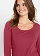 T-shirt manches longues près du corps, bonprix