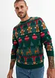 Pull à motif de Noël, bonprix