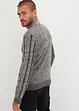 Gilet en maille à motif torsadé, bonprix