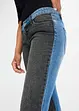 Jean Straight, taille basse, style color block, bonprix