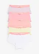 Lot de 5 shorties fille, bonprix