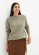 Pull oversize en maille bouclette, bonprix