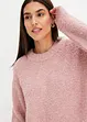 Pull oversize en maille bouclette, bonprix