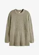 Pull oversize en maille bouclette, bonprix