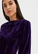 Robe courte en velours, bonprix