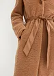 Manteau en matière peluche, bonprix