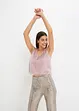 Blouse sans manches en maille poilue, bonprix