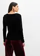 T-shirt en velours doux, bonprix