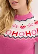 Pull avec motif de Noël, bonprix