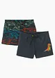 Lot de 2 shorts de bain, bonprix