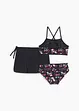 Bikini fille et jupe de bain (ens. 3 pces), bonprix