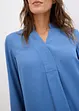 Blouse en crêpe, manches longues, bonprix