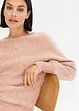 Pull rehaussé de strass de grande taille, bonprix