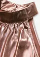 Robe courte en satin, bonprix