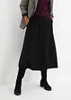 Jupe midi en viscose mélangée, bonprix
