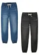 Pantalons jean à taille élastiquée pour garçon, bonprix