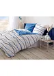 Parure de lit réversible motif vague, bonprix