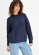 Pull en maille à motif texturé, bonprix