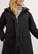 Parka ample forme trapèze avec lien sous coulisse, bonprix