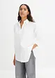 Chemisier oversize en coton, manches 3/4, bonprix