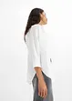 Chemisier oversize en coton, manches 3/4, bonprix