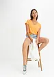 T-shirt en coton et viscose, bonprix