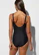 Maillot 1 pièce sculptant, maintien léger, col V, bonprix