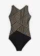 Maillot 1 pièce sculptant, maintien modéré, style portefeuille, bonprix