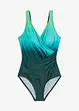 Maillot 1 pièce sculptant, maintien modéré, style portefeuille, bonprix