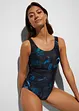 Maillot 1 pièce sculptant, maintien léger, avec fronces, bonprix
