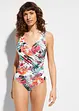 Maillot 1 pièce sculptant, maintien modéré, style portefeuille, bonprix