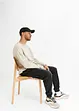 Jean jogger droit molletonné, Slim, bonprix